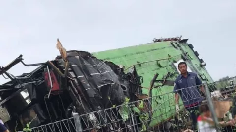 Accidente de tren en Bangkok, Tailandia