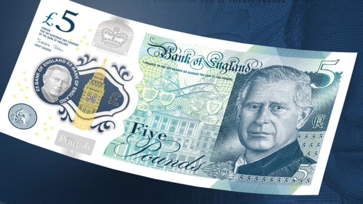 Revelan billetes con la imagen del Rey Carlos III