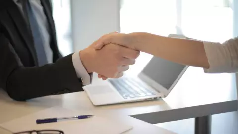 Entrevista de trabajo.