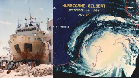 HURACAN GILBERTO HACE 34 AÑOS EN QUINTANA ROO