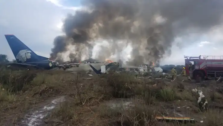 Accidente Aeroméxico en Durango