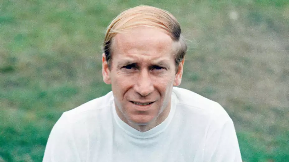 Bobby Charlton, capitán de Inglaterra y el Manchester United en 1971.