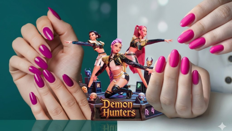 8 tonos de uñas inspiradas en K-Pop Demon Hunters: no necesitas ser experto