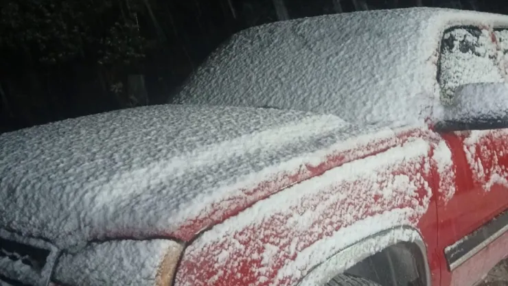 Nieve en Durango hoy: Frente Frío 27 pinta de blanco Guanaceví y Tepehuanes