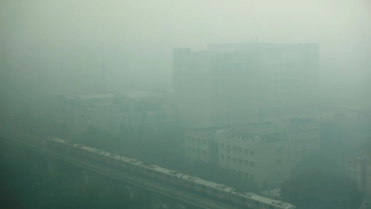 Nueva Delhi aire tóxico