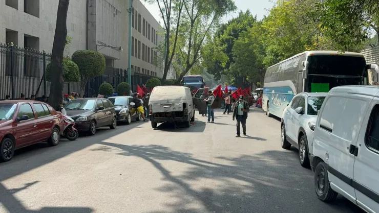 Se registran bloqueos hoy 7 de noviembre y manifestaciones en la CDMX