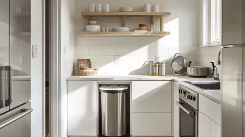 3 ideas elegantes para reemplazar tu bote de basura en la cocina y transformar tu espacio