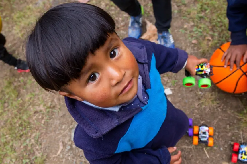 Generando sonrisas en la edición 2021 - 2022 del Juguetón Azteca.