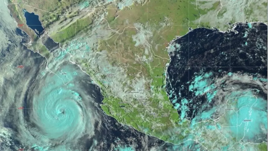 Estos son los estados afectados por el huracán “Priscila” 2025 en México