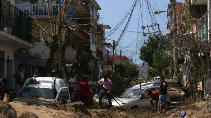 Suman 46 muertos por huracán Otis en Guerrero y más de 200 viviendas con daños