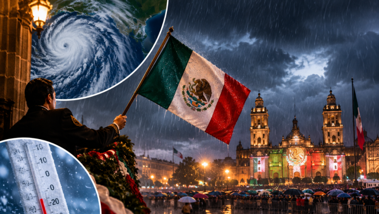 ¿Se arruina el Grito de Independencia? Lluvias y temperaturas de hasta 0 °C amenazan festejos este 15 de septiembre