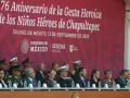 AMLO devela placa por los 200 años del Heroico Colegio Militar