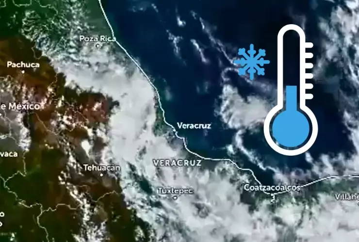 Pronostican descenso de temperatura y fuertes rachas de viento por Vórtice Polar en Veracruz