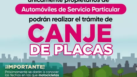 Canje de placas Chiapas 2025