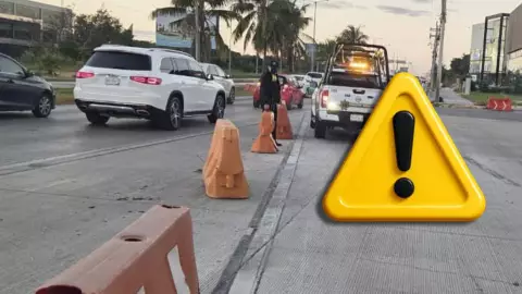 Reportan el cierre de 5 calles en Cancún HOY, lunes 9 de febrero de 2026: ¿Qué avenidas están causando tráfico?