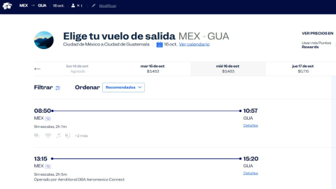 Ciudad de Guatemala es uno de los destinos baratos en Aeroméxico que están viegentes antes de que termine octubre de 2024