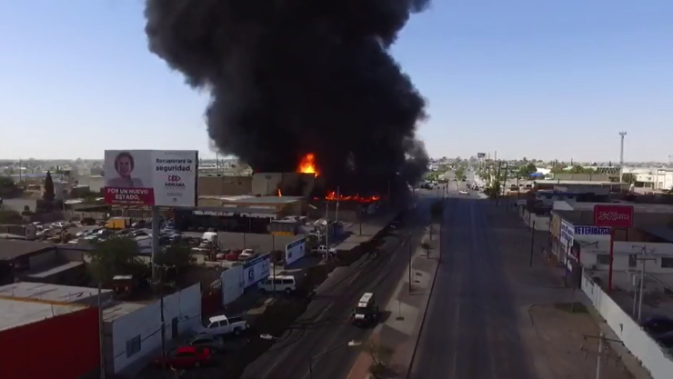 incendio bodega