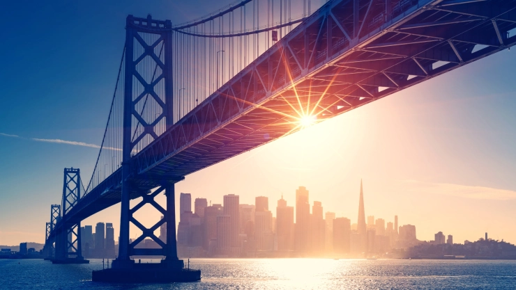 Vista del Golden Gate en San Francisco, California