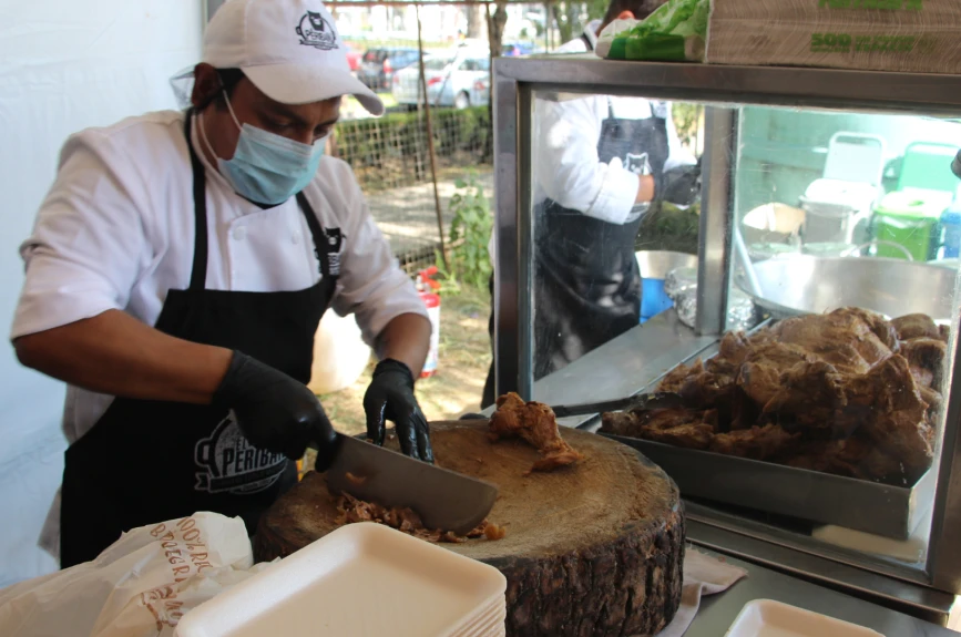 Ricos y deliciosos platillos tuvimos en el centro de acopio