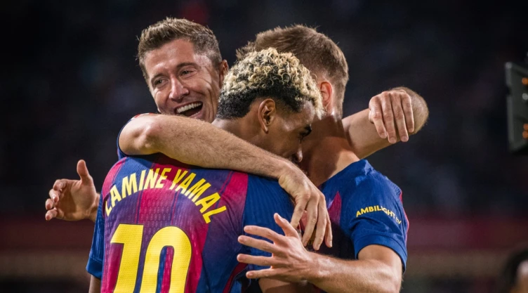 Barcelona con Lamine Yamal