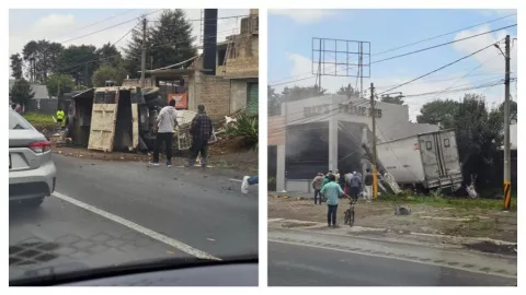 tráiler-sin-frenos-choca-contra-restaurante-méxico-toluca