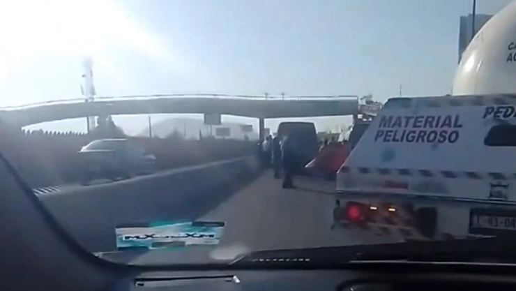 cierre autopista méxico puebla hoy chalco edomex