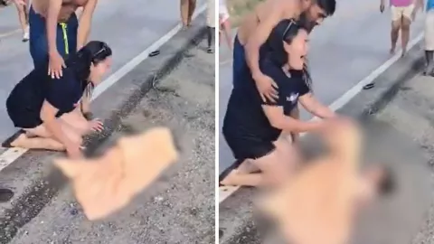 El choque dejó dos personas fallecidas y tres lesionados, entre ellos menores de edad