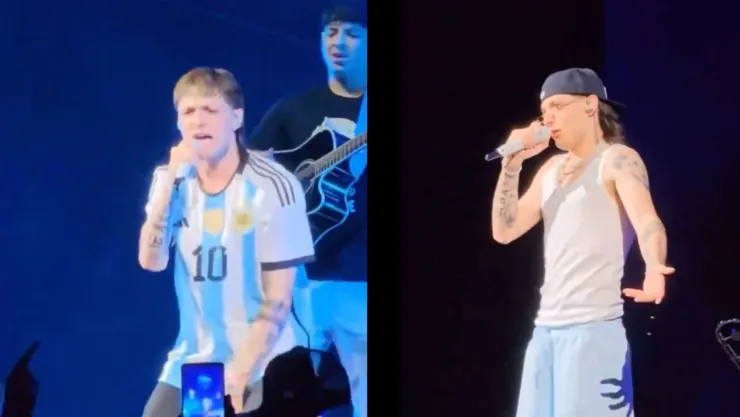 Peso Pluma es criticado por apoyar a la selección de Argentina.