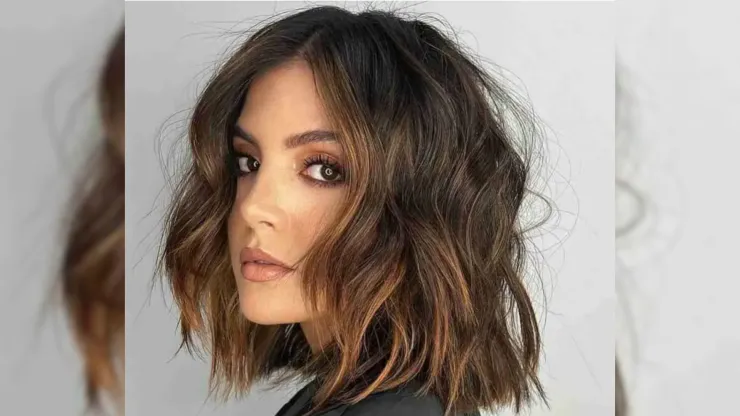 Long bob en capas