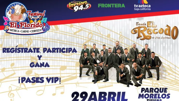Boletos para la Banda El Recodo de Cruz Lizárraga en Tijuana