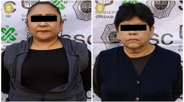 Dos presuntas carteristas que operaban en Tepito, Granaditas y Lagunilla, fueron detenidas.