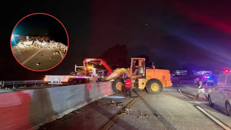 Accidente en la México-Puebla: Brutal choque de un tráiler deja varios muertos