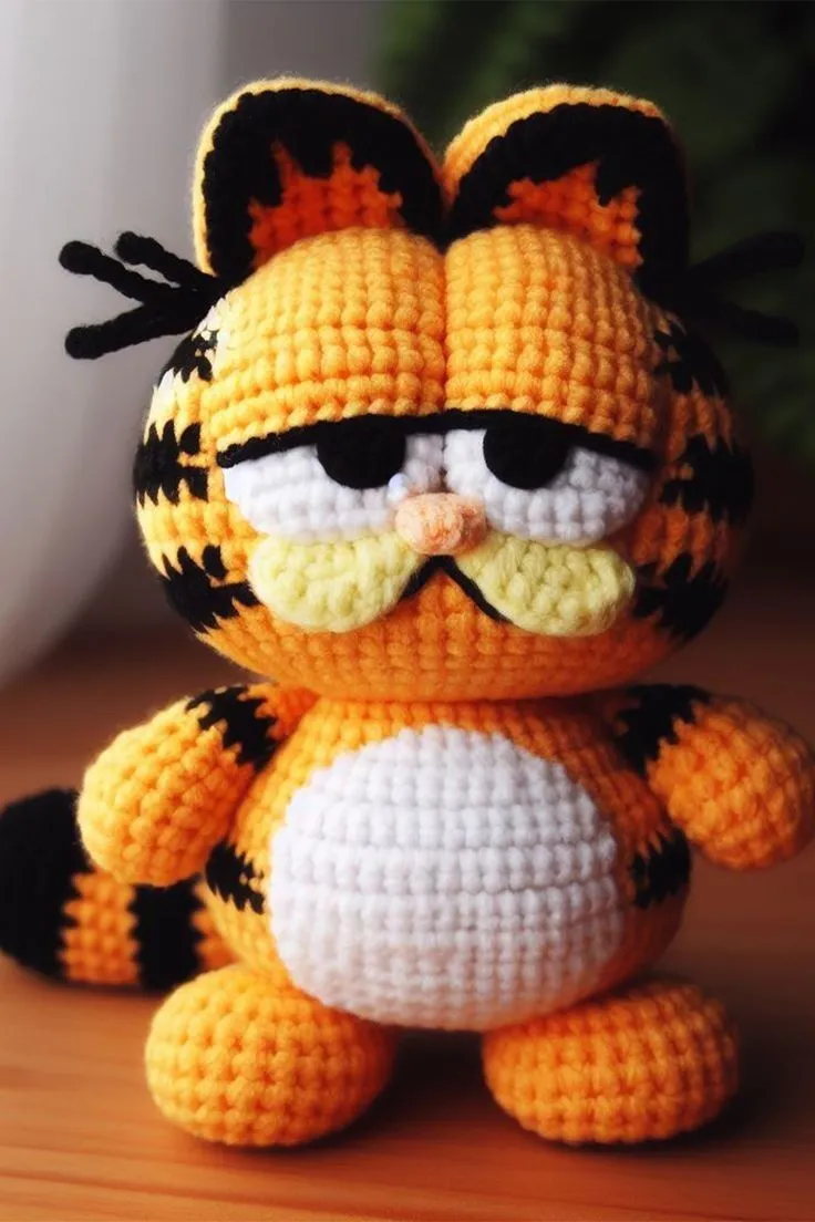 Muñecos crochet Garfield