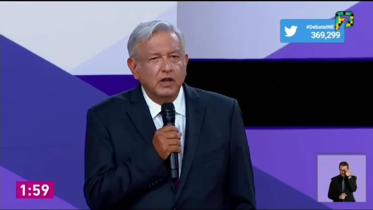 AMLO en el debate