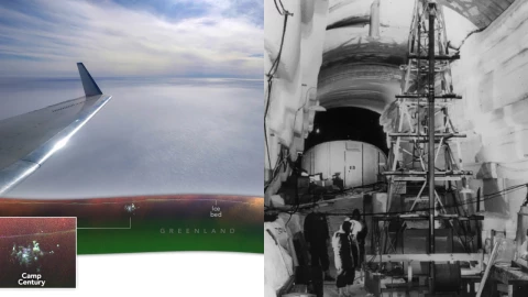 Camp Century fue abandonada en 1967 debido a las condiciones extremas del Ártico