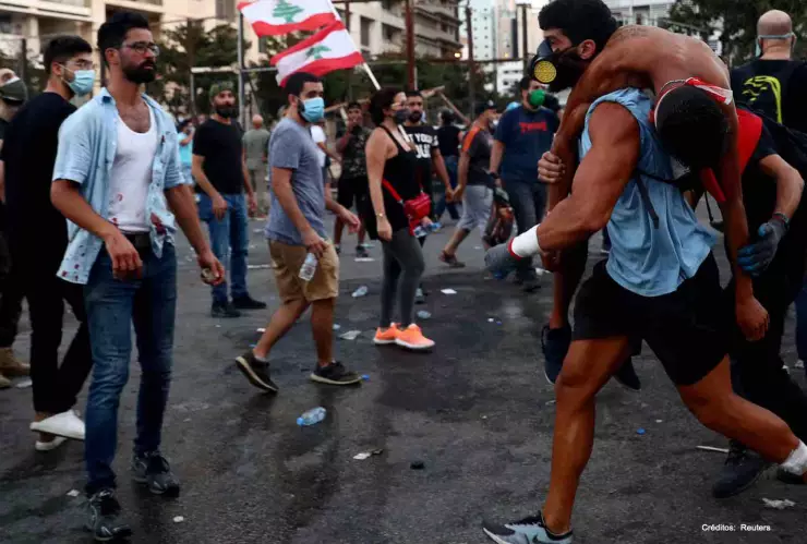 manifestaciones beirut libano esplosione heridos.jpg