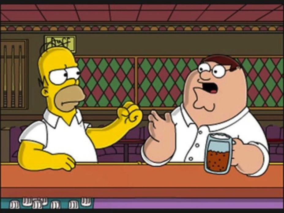 Las familias más famosas de Fox, Los Griffin y Los Simpson dejarán de competir por la audiencia y se unirán en un crossover en 2014