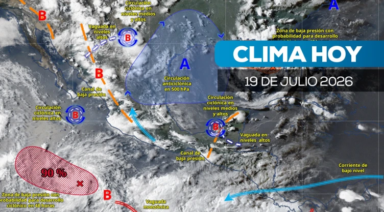 ¿En qué estados lloverá más? Se anticipa mal clima, tormentas y posibles inundaciones