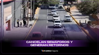 Modificaciones puente Diana Laura semáforos y retornos en bulevar Revolución