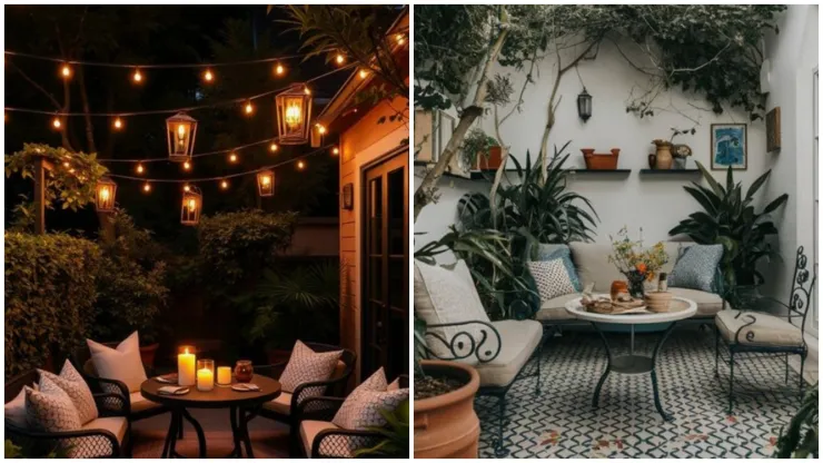 así puedes remodelar un patio pequeño