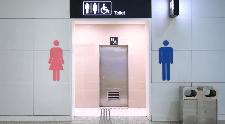 Baños públicos en Aeropuerto de Miami, Florida