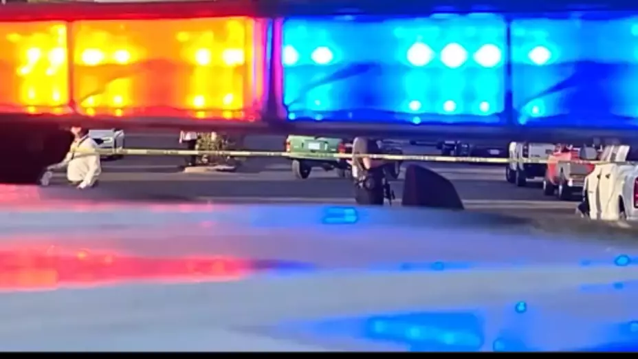 Sirenas encendidas de patrulla en Sinaloa