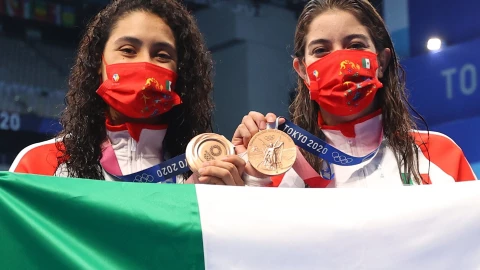 Ale Orozco y Gaby Agúndez en Tokyo 2020