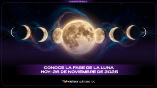 Fase de la Luna hoy: descubre el estado lunar y su influencia este 26 de noviembre de 2025