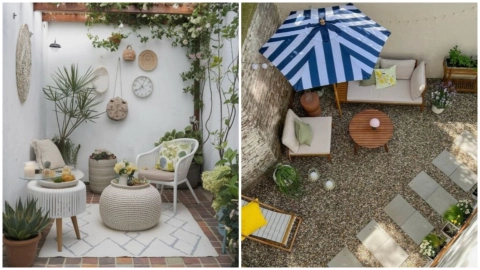 modelos para remodelar un patio pequeño