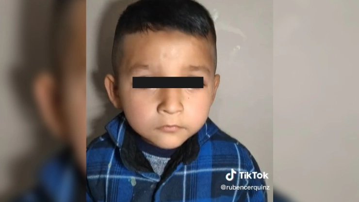 Niño pide ver a su papá para darle un abrazo.