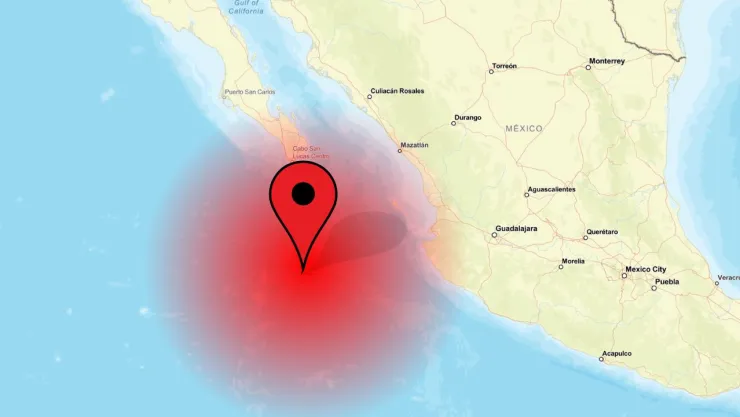 Reportan sismo magnitud 4.7 frente a Cabo San Lucas hoy 28 de mayo