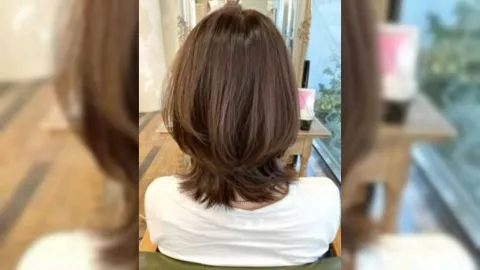 Melena corta en capas graduadas