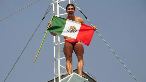 Clavadista Olímpico Rommel Pacheco