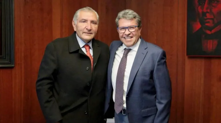 Monreal asegura que Adán Augusto López “no es un lastre” para Morena